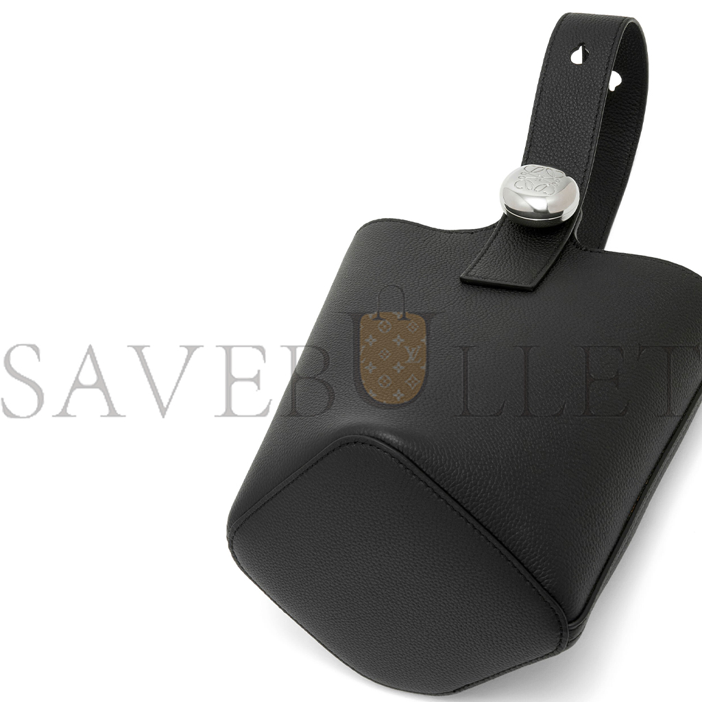 l*ew* mini pebble bucket bag in soft grained calfskin aanbbbmx02 (19.5*16*16cm)